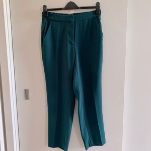 Emerald green tapered pant